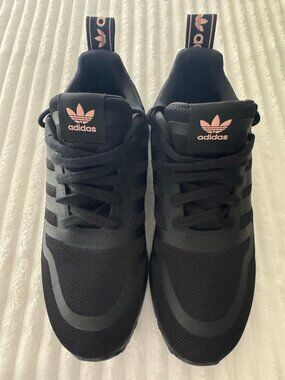 Adidas Originals Black and Pink Women's Sneakers Size 7